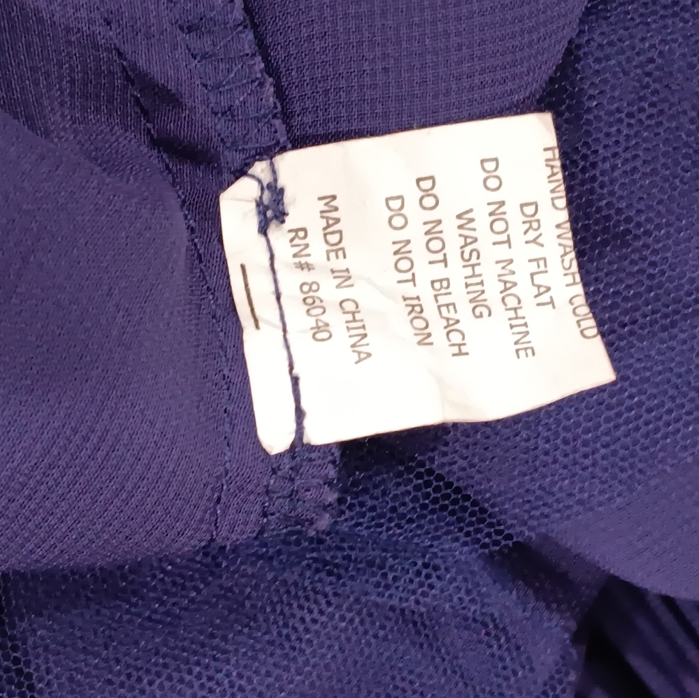 Lily & Taylor Elizeh Blue Chiffon Pleated 2 Piece Dress Set Elegant Church Weddi - Picture 10 of 14